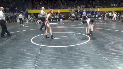 100 lbs Round Of 16 - Addisyn Spencer, Saegertown vs Ashley Rougeaux, Clearfield