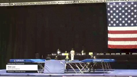 Koa Luu - Individual Trampoline, Stars Gymnastics - 2021 USA Gymnastics Championships