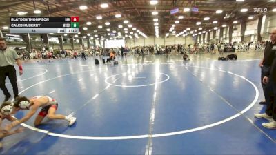 88 lbs Round 3 (12pm Friday) - Blayden Thompson, Rebellion vs Caleb Kuberry, Westshore D.S.