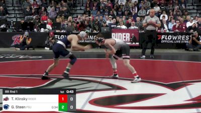 125 lbs Gary Steen, Penn State vs Tyler Klinsky, Rider (no audio)