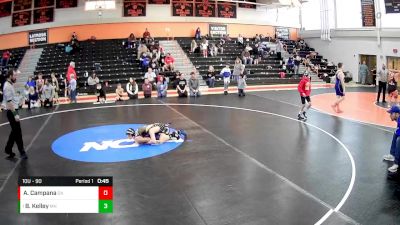 10U - 90 lbs Round 5 - Beau Kelley, Albert Gallatin vs Anthony Campana, Derry Area