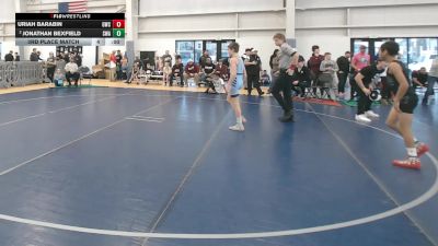 92 lbs 3rd Place Match - Jonathan Bexfield, Sanderson Wrestling Academy vs Uriah Barabin, Grindhouse Wrestling Club