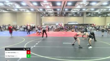 113 lbs Round Of 128 - Alfredo Hernandez, Celluloid Wrestling vs Gavin Martinez, Aztec WC