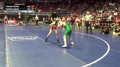 3A-106 lbs Champ. Round 2 - Vincent Moore, Valley, West Des Moines vs Easton Landas, Boone