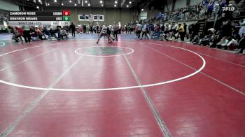 175 lbs Champ. Round 1 - Grayson Means, Goddard vs Cameron Rose, Lebanon