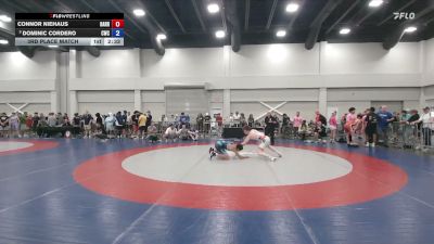 132 lbs 3rd Place Match - Connor Niehaus, Harrison vs Dominic Cordero, Cleveland Wrestling Club