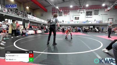 61 lbs Rr Rnd 5 - Kayden Harwell, Roland Youth League Wrestling vs Waylon Ward, Warner Eagles Youth Wrestling