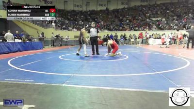 113 lbs Consi Of 64 #2 - Adrian Martinez, Del City JH vs Ruben Martinez, Clinton, Ok