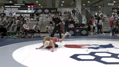 U15 GR - 75 lbs Cons. Round 4 - Steele Woodward, Sanderson Wrestling Academy vs Peter Mikedis, Savage Wrestling Academy