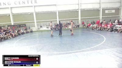 150 lbs Quarters & 1st Wb (16 Team) - Brett Chivers, Montana vs Bryston Scoles, Wisconsin