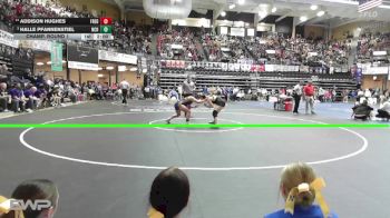 140 lbs Champ. Round 1 - Halle Pfannenstiel, Norton Community HS vs Addison Hughes, Fredonia HS