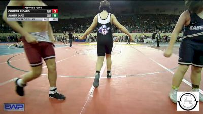 140 lbs Consi Of 32 #2 - Oliver Beard, Saint's Wrestling Club vs Lex Branham, Vian