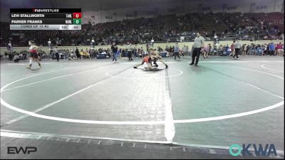 126 lbs Consi Of 16 #2 - Levi Stallworth, Tahlequah Wrestling Club vs Parker Franks, Noble Takedown Club