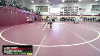 144 lbs Cons. Round 3 - Brian SeoaneCancino, LIBERTY NORTH vs Landon Sherman, WINNETONKA