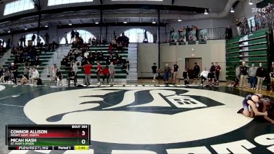 138 lbs Cons. Round 5 - Micah Nash, St. Mary`s Ryken vs Connor Allison, Mount Saint Joseph