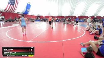 115 lbs Round 4 (6 Team) - Eva Atkins, Team Gold vs Olivia Hallam, Team Red