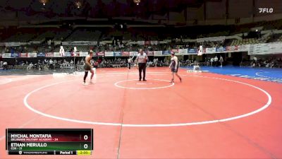 175 lbs Placement (16 Team) - Mychal Montafia, Delaware Military Academy vs Ethan Merullo, Cox