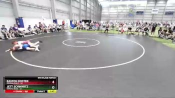 126 lbs Placement Matches (16 Team) - Easton Doster, Indiana Gold vs Jett Schwartz, Kansas Blue