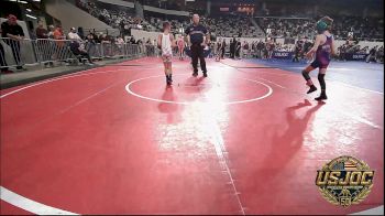 49 lbs Consi Of 4 - Stetson Manuel, Blackwell Wrestling Club vs Grayson Hale, Standfast