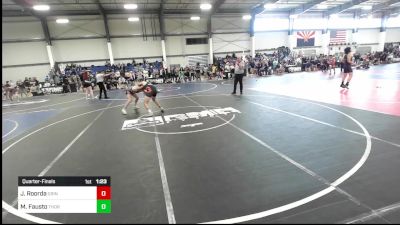 137 lbs Quarterfinal - Jackson Roorda, Grindhouse WC vs Maximus Fausto, Thorobred WC