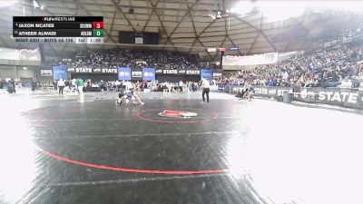 Boys 4A 138 lbs Champ. Round 2 - Jaxon McAtee, Skyview vs Atheer Alwadi, Arlington
