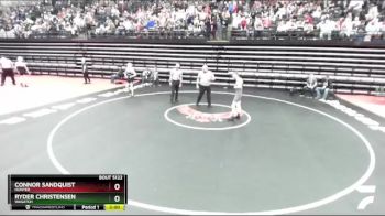 120 lbs Quarterfinal - Ryder Christensen, Wasatch vs Connor Sandquist, Hunter