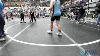 110 lbs Quarterfinal - Noah Sanders, Choctaw Ironman vs Jaxson Jett, Division Bell Wrestling