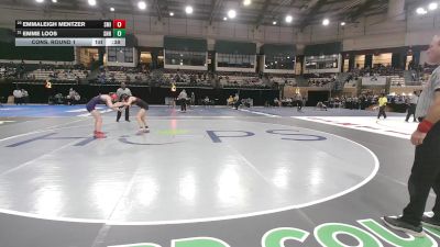 115 lbs Cons. Round 1 - Emmaleigh Mentzer, Smithsburg vs Emme Loos, Snow Hill