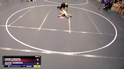 53 lbs Round 2 - Jaxon Cardinal, MN Elite Wrestling Club vs Huxtin Anderson, Minnesota