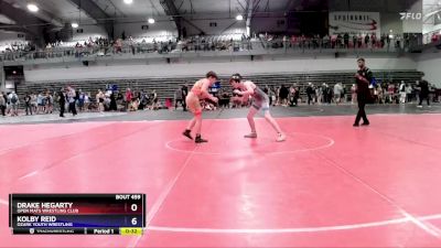 119 lbs Cons. Semi - Drake Hegarty, Open Mats Wrestling Club vs Kolby Reid, Ozark Youth Wrestling