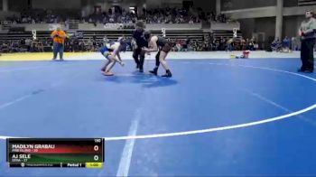 130 lbs Placement (4 Team) - AJ Sele, STMA vs Madilyn Grabau, Pine Island