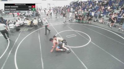 132 lbs Champ. Round 1 - Jacob Vasquez, Sunny Hills High School vs Isaac Ruano, Pounders Wrestling Club