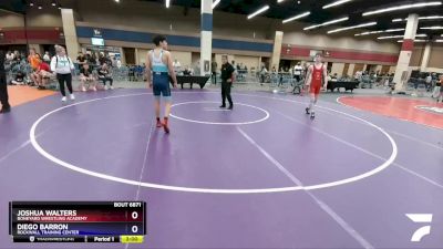 152 lbs Cons. Round 5 - Joshua Walters, Boneyard Wrestling Academy vs Diego Barron, Rockwall Training Center