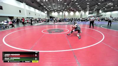 157 lbs Cons. Round 1 - Isaac Guerrero, Garden City HS vs Jared Meineker, Belton