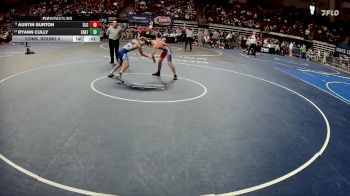 D 3 120 lbs Cons. Round 2 - Austin Burton, St. Louis Catholic vs Ryann Cully, Erath