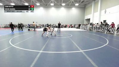 126 lbs Consi Of 64 #2 - Liam Ditto, KY vs Kevin Daniel, NY