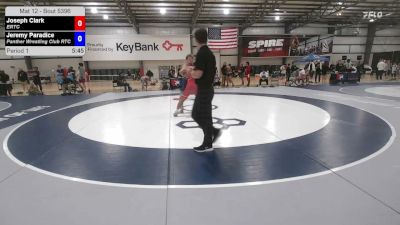 77 lbs Cons. Sub-quarters - Joseph Clark, ERTC vs Jeremy Paradice, Panther Wrestling Club RTC