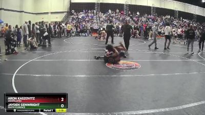 150 lbs Quarterfinal - Jayden Genwright, South Florence vs Aron Kaszovitz, Unaffiliated