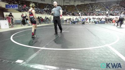 85 lbs Round Of 32 - Owen Sartain, Husky Wrestling Club vs Rhyder Sutherland, Pawhuska Elks Takedown