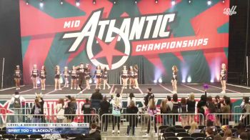 Spirit Too - Blackout [2026 L4 Senior Coed - D2 - Small Day 1] 2026 MidAtlantic Championship Grand Nationals