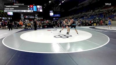 175 lbs Cons. Rd Of 32 - James Capasso, NY vs Lewis Goff, CA
