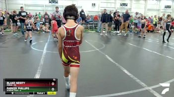 72 lbs Round 3 (8 Team) - Blake Nesity, Forge vs Parker Phillips, Xtreme Team