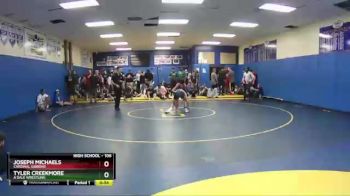 106 lbs Cons. Round 2 - Joseph Michaels, Cardinal Gibbons vs Tyler Creekmore, A`dale Wrestling