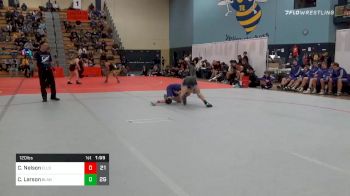 120 lbs Consolation - Cole Nelson, Ellsworth High School vs Cooper Larson, Blaine