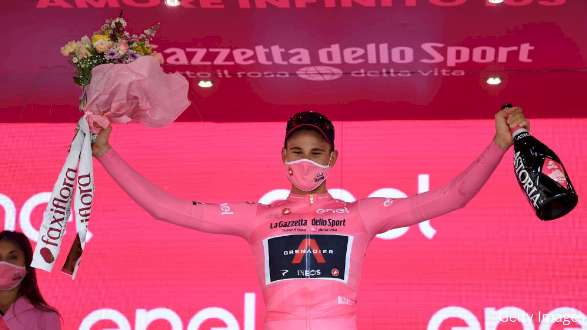 Ganna Ends First Giro d'Italia Stage In Lead