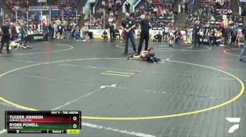 46 lbs Cons. Round 4 - Ryder Powell, Mathawks vs Tucker Johnson, Gobles Youth WC