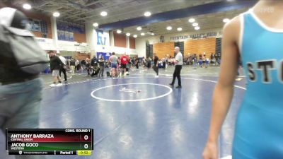 113 lbs Cons. Round 1 - Anthony Barraza, Central Union vs Jacob Goco, Western