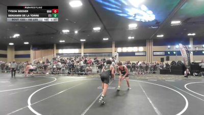 165 lbs Round Of 128 - Tyson Seeger, Granite WC vs Benjamin De La Torre, ETS