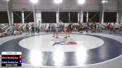 190 lbs 3rd Place Match - Kael Macdonald, Pioneer Wrestling Club vs Maximus Baxter, Knights Wrestling Club
