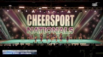 Express Cheer - Explosion [2026 L1 Junior - Small - B Day 2] 2026 CHEERSPORT National All Star Cheerleading Championship